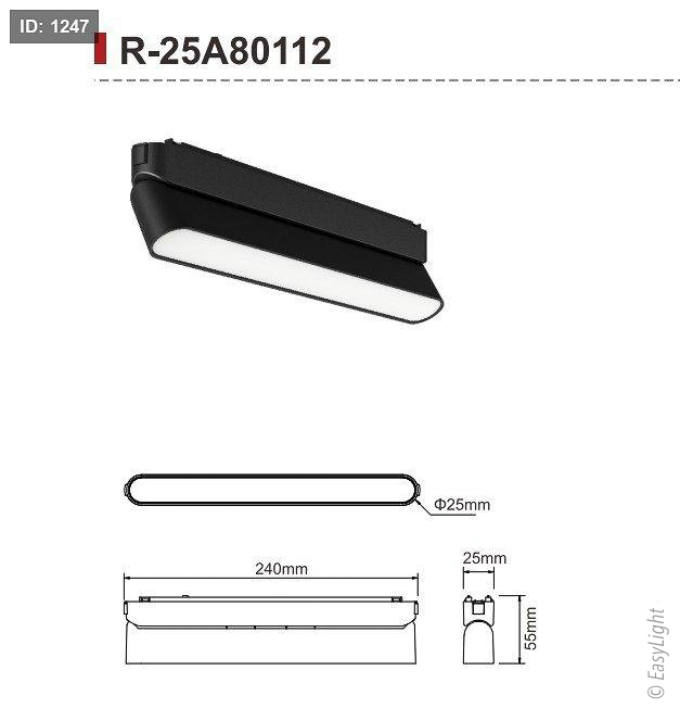 סרגל מגנטי ARRIS 12W דק