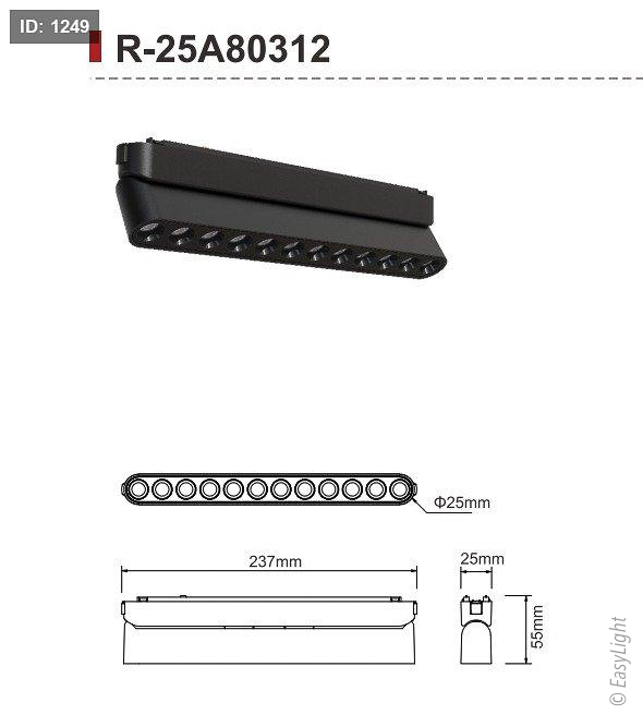 ARRIS מגנט, עדשות מגנטיות, 12W, ARRIS דק