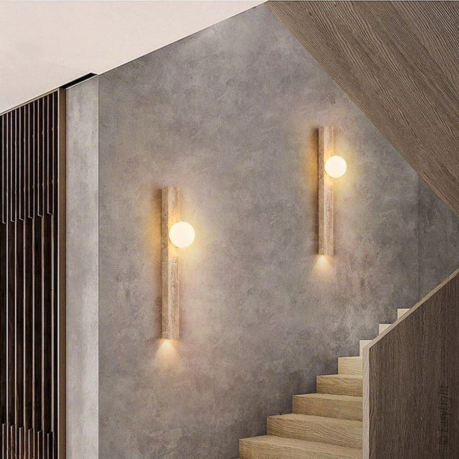 Travertine Wall Light