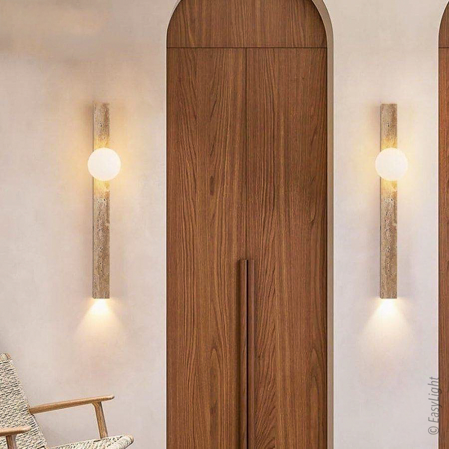 Travertine Wall Light