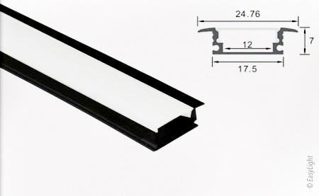 Лента LED 24V, одноцветная, 10мм