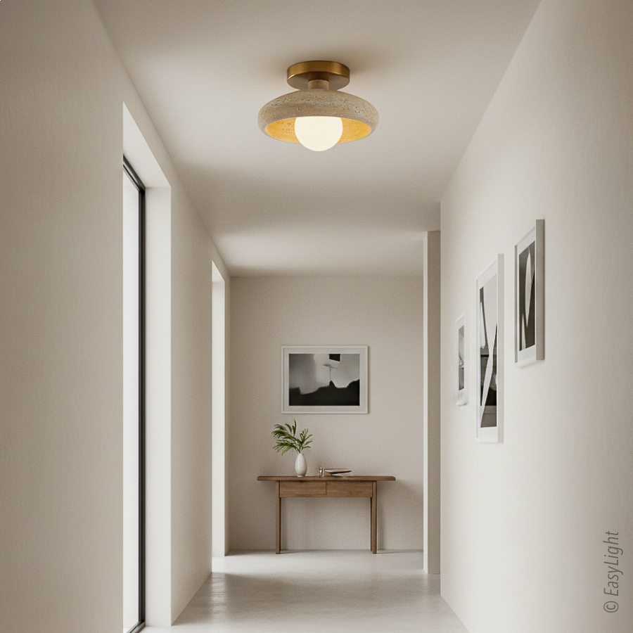 Ceiling Light Honeysuckle Travertine