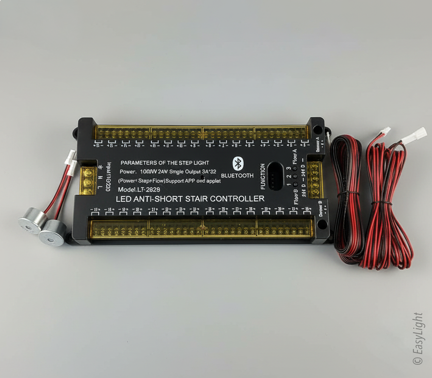 שלט תאורת LED לדלת פיאנו + אפליקציה